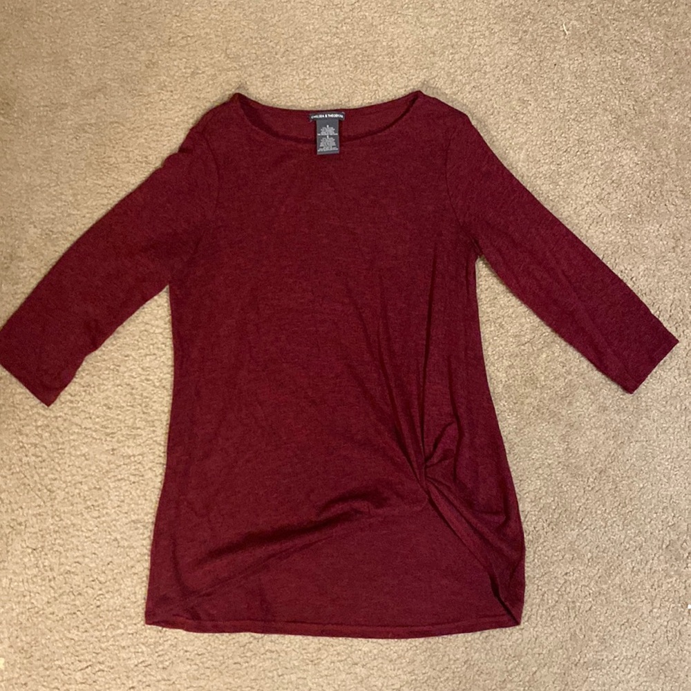 Chelsea & Theodore Red Top